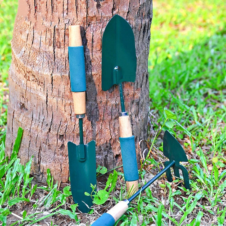 New Design High Quality Kids Garden Tools Mini Customized Gardening Tools Kit 3PCS Premium Garden Tool Gift Set